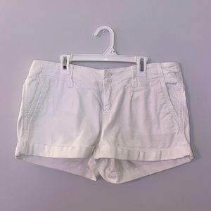 Women’s white shorts